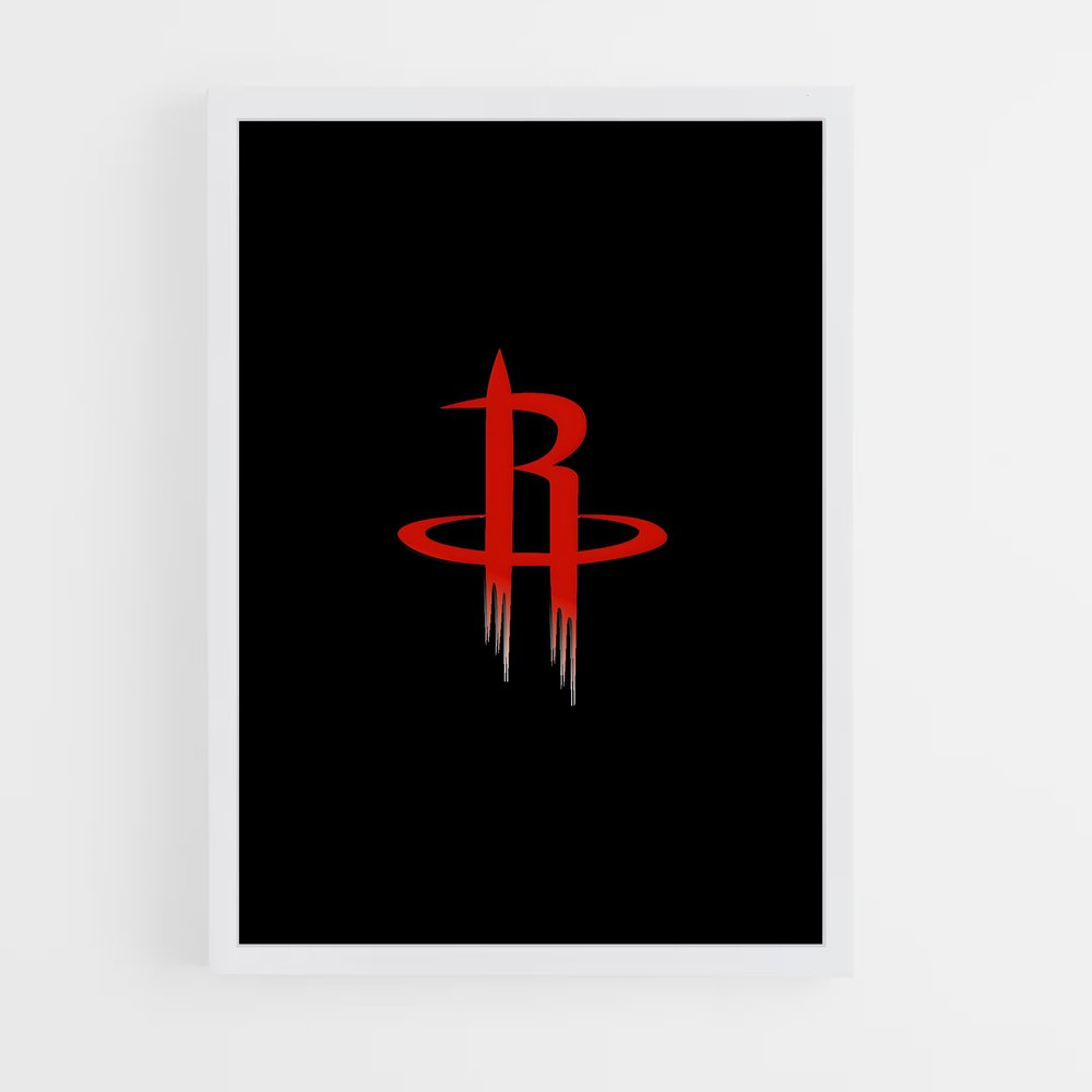 Poster Red Rockets – affiche Basketball (vue 3)